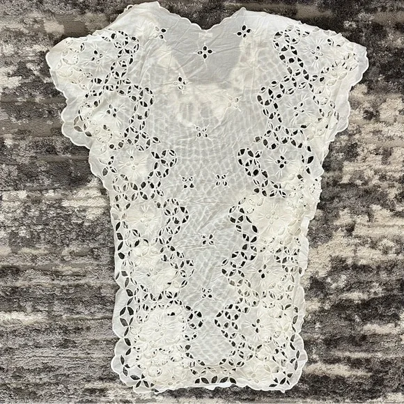 Free People Crochet Away Kaftan Size XS/S - Picture 15 of 16